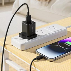 Кабель ACEFAST C26-02 USB-A to L PVC charging data cable Black (6974316287094)