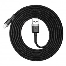 Кабель Baseus Cafule Cable USB For Lightning 1.5A 2m Gray+Black