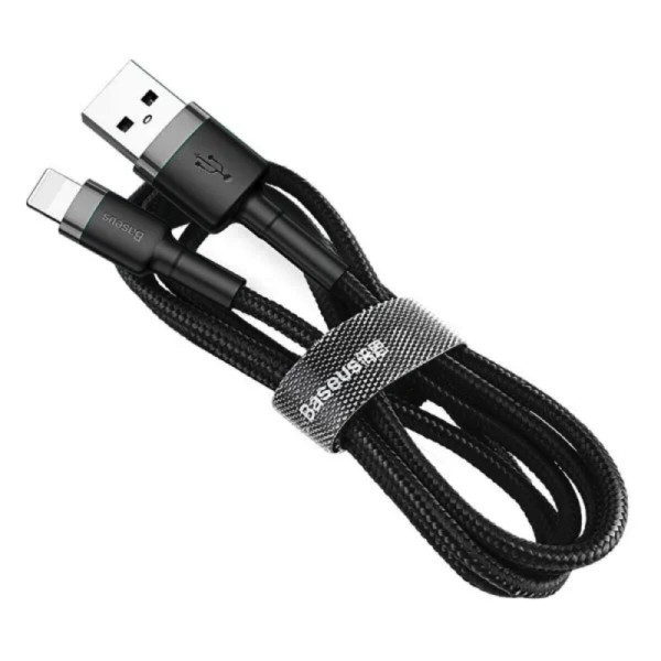 Кабель Baseus Cafule Cable USB For Lightning 1.5A 2m Gray+Black