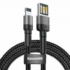 Кабель Baseus Cafule Cable（Special Edition）USB For iP 1m Grey+Чорний