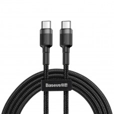 Кабель Baseus Cafule PD2.0 60W flash charging USB cableType-C-Type-C (20V 3A)2M Gray+Чорний