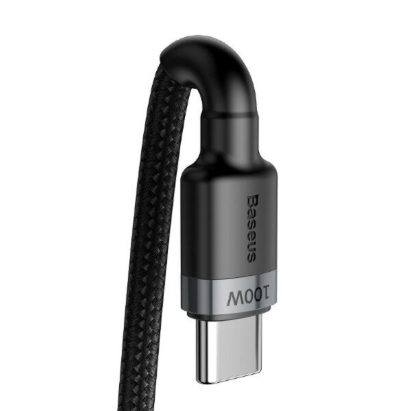 Кабель Baseus Cafule PD2.0 60W flash charging USB cableType-C-Type-C (20V 3A)2M Gray+Чорний