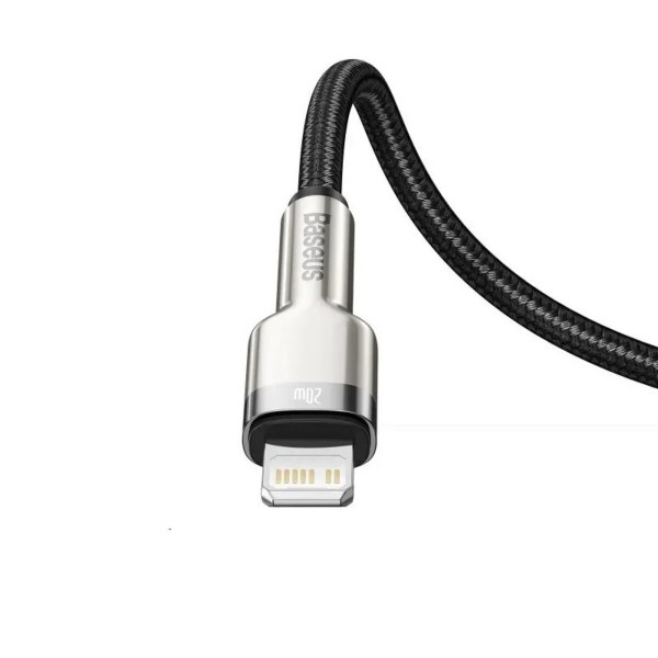 Кабель Baseus Cafule Series Metal Data Cable Type-C to iP PD 20W 1m Чорний