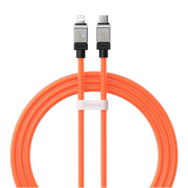 Кабель Baseus CoolPlay Series Fast Charging Cable Type-C to iP 20W 1m Orange