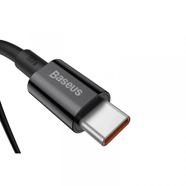 Кабель Baseus Superior Series Fast Charging Data Cable Type-C to Type-C 100W 1m Black (CATYS-B01)
