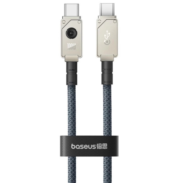 Кабель Baseus Unbreakable Series Fast Charging Data Cable Type-C to Type-C 100W 1m Stellar Білий