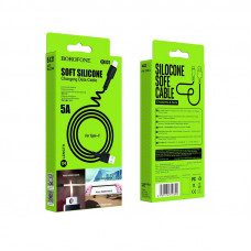 Кабель BOROFONE BX31 USB to Type-C 3A, 1m, silicone, TPE connectors, Чорний