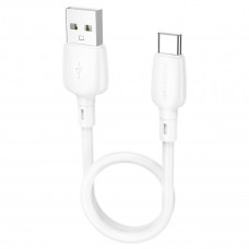 Кабель BOROFONE BX93 Super power 27W charging data cable Type-C(L=0.25M) Білий