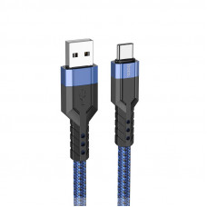 Кабель HOCO U110 Type-C charging data cable Blue (6931474770615)