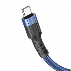 Кабель HOCO U110 Type-C charging data cable Blue (6931474770615)