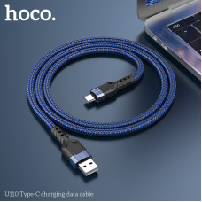 Кабель HOCO U110 Type-C charging data cable Blue (6931474770615)