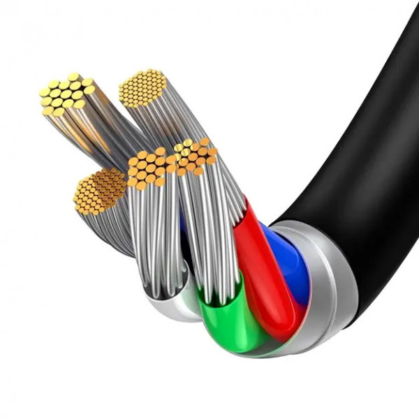 Кабель HOCO X128 Benefit PD30W charging data cable iP Black (6942007681056)