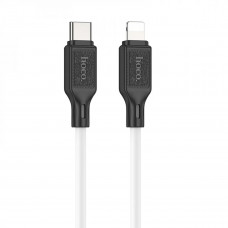 Кабель HOCO X90 Cool silicone PD charging data cable for iP Білий