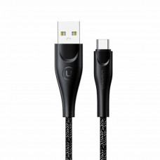 Кабель Usams US-SJ392 U41 Type-C Braided Data and Charging Cable 1m Чорний