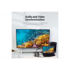 Кабель Vention Flat HDMI Cable 1.5M Black