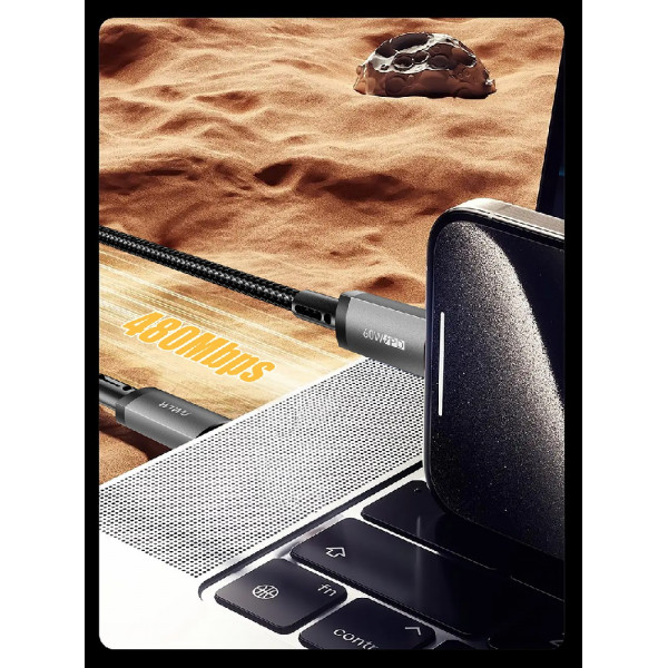 Кабель WIWU 30W Titanlink Series Charging Cable 1M Wi-C056 C-L (6977703654257)