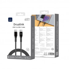 Кабель WIWU 60W Duralink Series Nylon Braided Cable Wi-C075 C-C 1M (6977703654714)