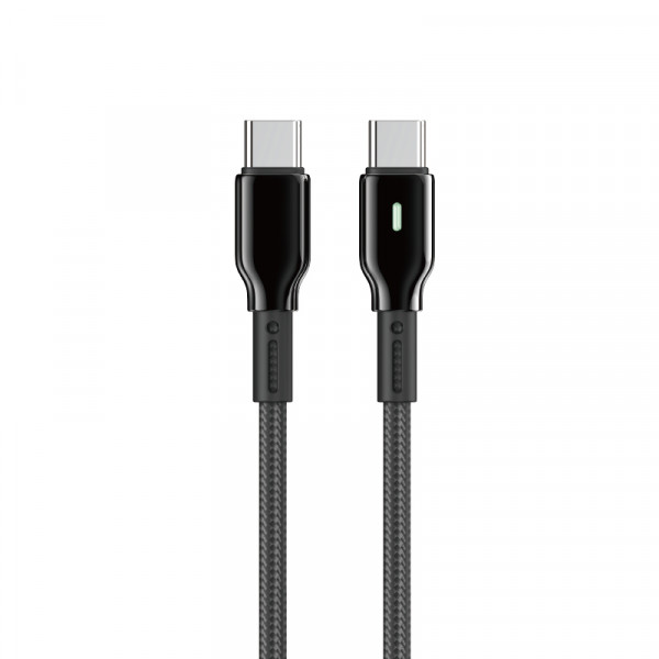 Кабель WIWU 60W Duralink Series Nylon Braided Cable Wi-C075 C-C 1M (6977703654714)