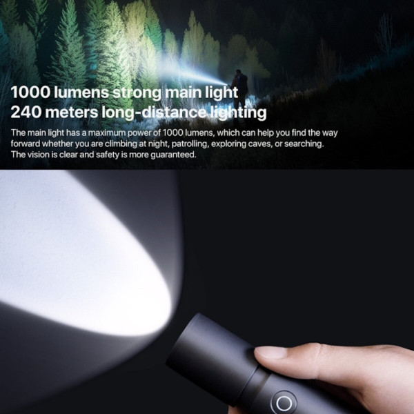 Ліхтар Xiaomi Mijia Multi Functional Strong Light Flashlight (N613)