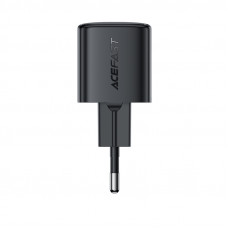 Мережевий зарядний пристрій ACEFAST A117 PD20W mini GaN USB-C fast charger Black (6974316284987)