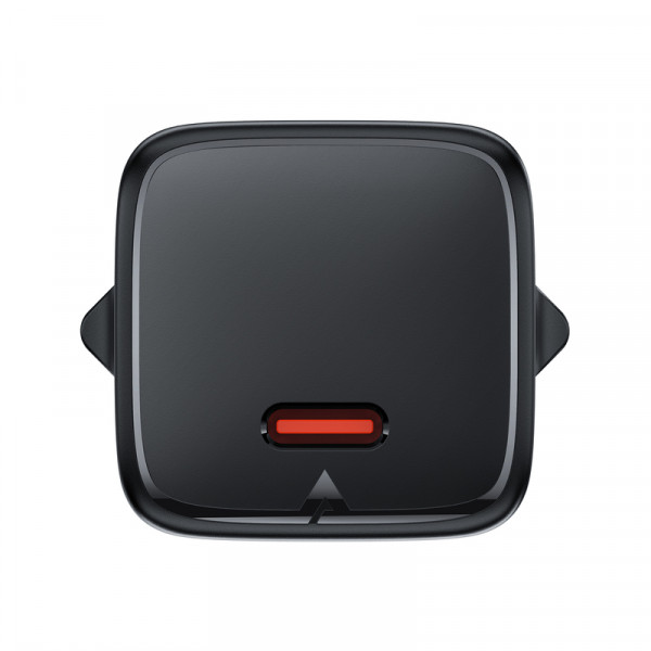 Мережевий зарядний пристрій ACEFAST A117 PD20W mini GaN USB-C fast charger Black (6974316284987)