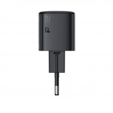 Мережевий зарядний пристрій ACEFAST A117 PD20W mini GaN USB-C fast charger Black (6974316284987)