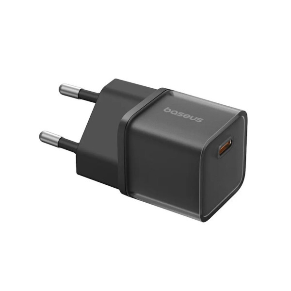 Мережевий зарядний пристрій Baseus GaN5S Fast Charger 1C 20W EU Cluster Чорний