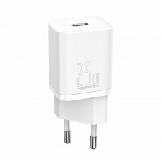 Мережевий зарядний пристрій Baseus Super Si Quick Charger 1C 25W EU Білий