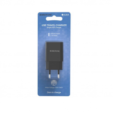 Мережевий зарядний пристрій BOROFONE BA20A Sharp single port charger 10.5W Чорний
