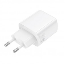 Мережевий зарядний пристрій BOROFONE BN26 Fuente single-port PD20W charger (EU) White
