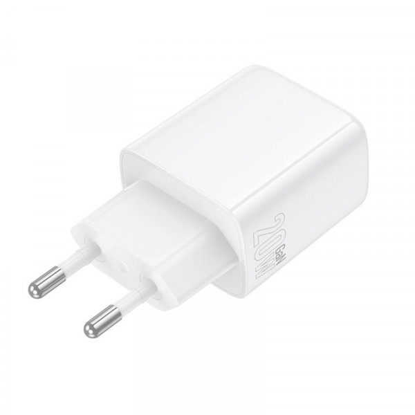Мережевий зарядний пристрій BOROFONE BN26 Fuente single-port PD20W charger (EU) White