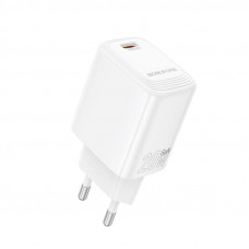 Мережевий зарядний пристрій BOROFONE BN26 Fuente single-port PD20W charger (EU) White