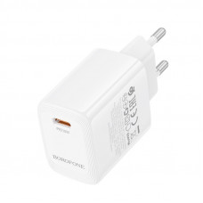 Мережевий зарядний пристрій BOROFONE BN26 Fuente single-port PD20W charger (EU) White
