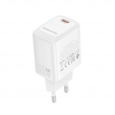 Мережевий зарядний пристрій BOROFONE BN26 Fuente single-port PD20W charger (EU) White