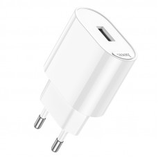 Мережевий зарядний пристрій HOCO C109A(10.5W) Fighter single port charger White (6942007656580)
