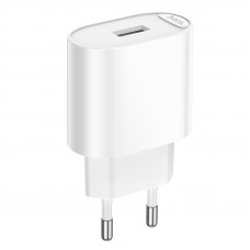 Мережевий зарядний пристрій HOCO C109A(10.5W) Fighter single port charger White (6942007656580)