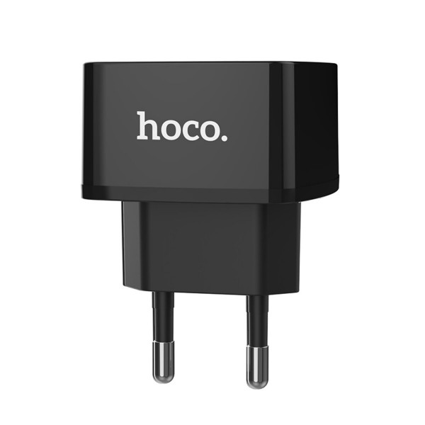 Мережевий зарядний пристрій HOCO C70A Cutting-edge single port QC3.0 charger 18W Black