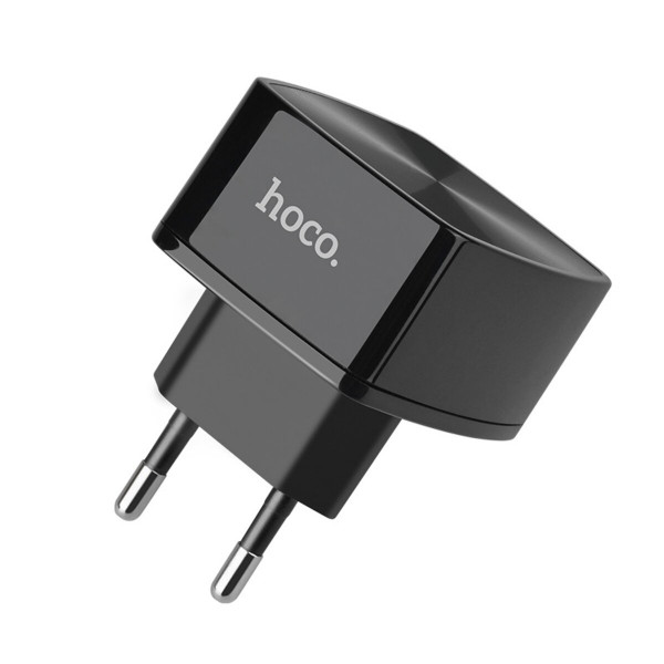 Мережевий зарядний пристрій HOCO C70A Cutting-edge single port QC3.0 charger 18W Black