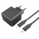 Мережевий зарядний пристрій HOCO CS13A Ocean single port PD20W charger set(C to iP) Чорний