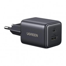 Мережевий зарядний пристрій UGREEN X514 20W 2-Port GaN Fast Charger EU black (UGR-65737)