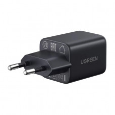Мережевий зарядний пристрій UGREEN X514 20W 2-Port GaN Fast Charger EU black (UGR-65737)
