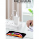 Мережевий зарядний пристрій з кабелем WUW-T82 Single USB home charger set micro (6972573336388)