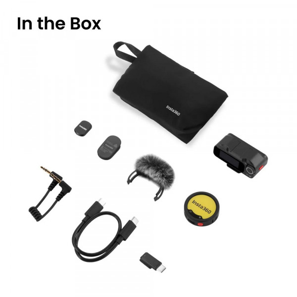 Мікрофонна радіосистема Insta360 Mic Pro (1TX+1RX) (6942590200788)