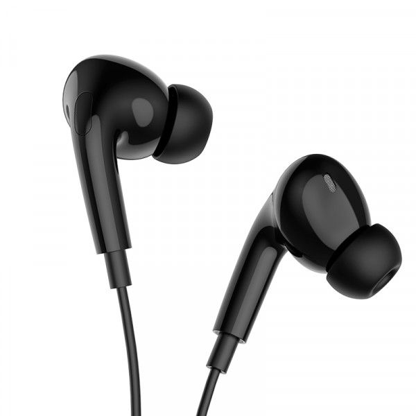 Навушники BOROFONE BM100 Pro Fuente universal digital earphones with microphone Type-C Black (6941991121777)