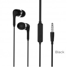 Навушники BOROFONE BM39 Refined chant universal earphones with mic Black (6931474716873)