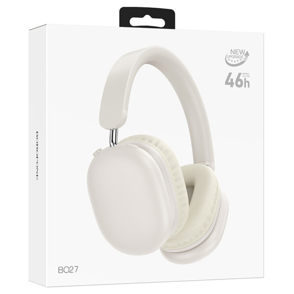 Навушники BOROFONE BO27 Rhyme BT headphones Milky Білий