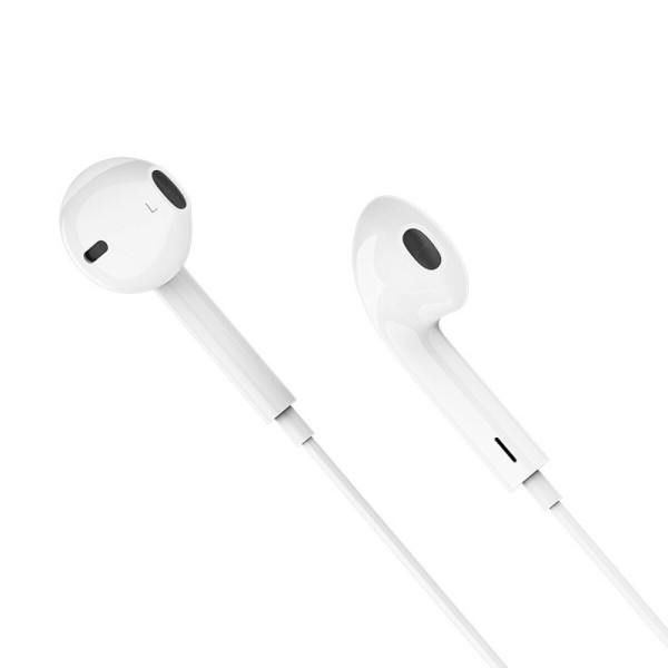 Навушники BOROFONE M80 Magnificent Type-C wire-controlled digital earphones with microphone White