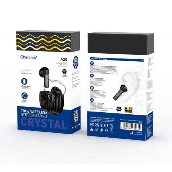 Навушники CHAROME A20 Explore Wireless Stereo Headset Чорний