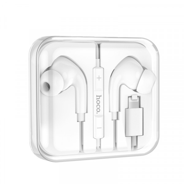 Навушники дротові HOCO M111 Pro Primero digital headset (Lightning) White (6942007606660)