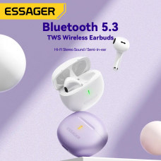 Навушники ESSAGER (color box) Shining TWS Bluetooth earphones Білий
